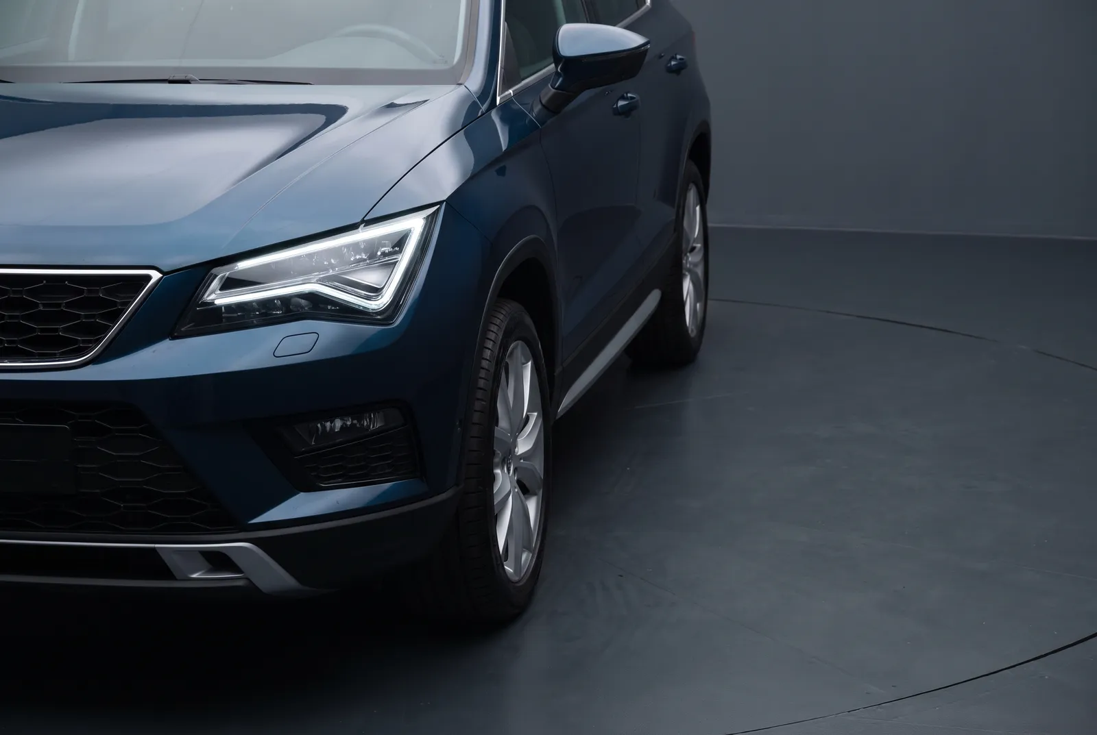 Detail van een Seat Ateca