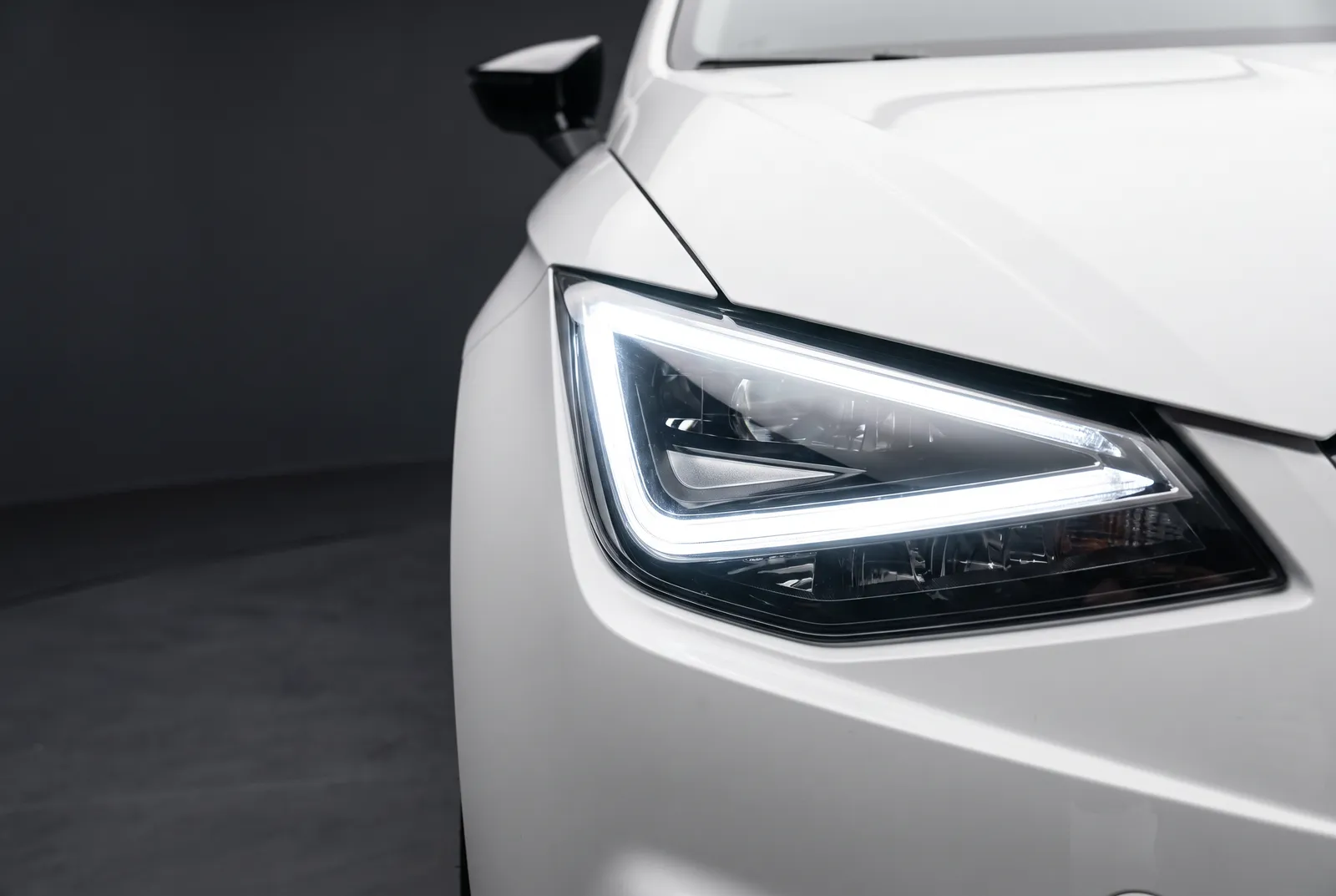 Detail van een Seat Ibiza
