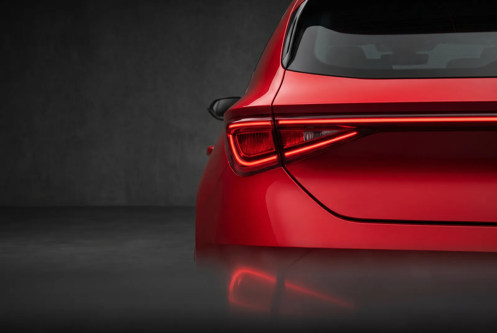 Detail van een Seat Leon